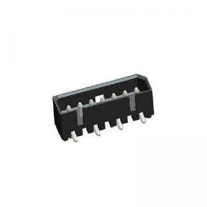 Cheap SMT Single Row Board to Board Connector 1.25mm Male PA9T(UL94V-O) BLACK for sale