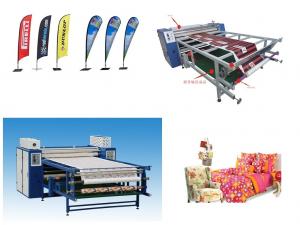 China Calander Sublimation Roll Heat Press Machine For Flex Banner / Curtain on sale