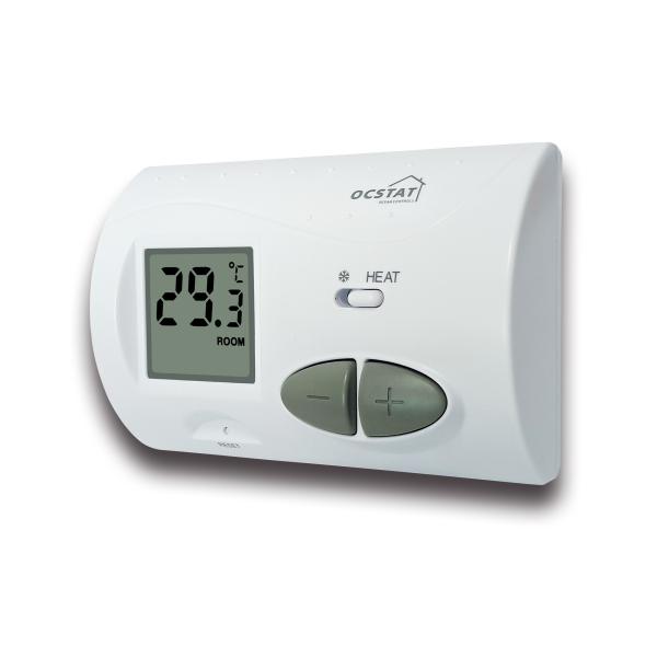 Energy-Saving ABS White Room Heating Thermostat For Optimal Temperature Control