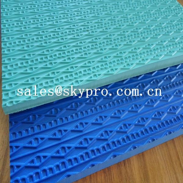 Colorful Shoe Sole Rubber Sheet / soft recycled sheet customized Size