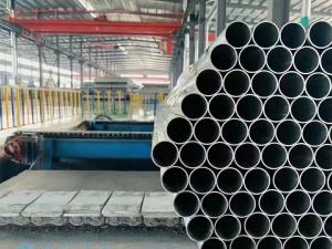 Cheap MS ERW Hollow Steel Pipe Hot Dip Galvanized Steel Pipe ASTM A106 A36 A53 1.0033 BS 1387 for sale