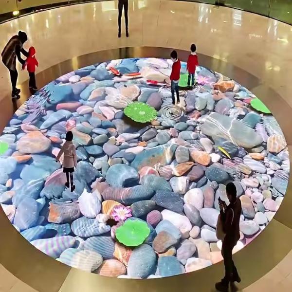 China SMD3535 Sound Active Dj Led Disco Dance Floor Warm White Beam Panels