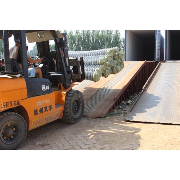 Hot Dipped Galvanized Black Chain Link Fence Cost 1.53m*10m*65mm*65mm*2.5mm