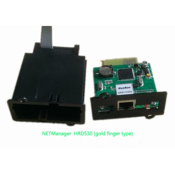 10 / 100BaseT SNMP Card Internal Gold Finger Connection For UPS Monitor