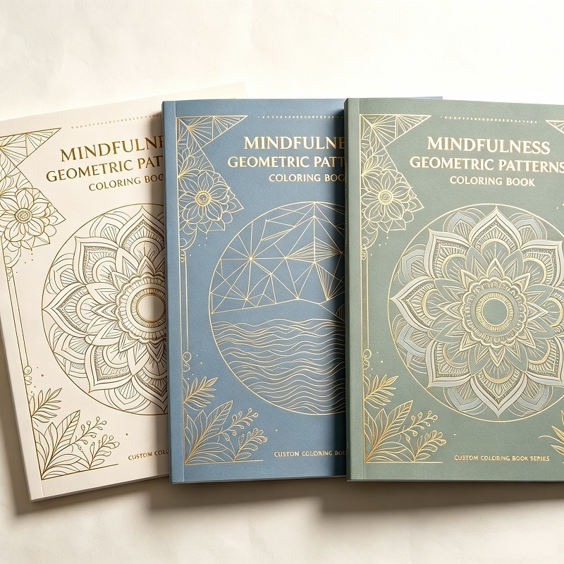 Mindfulness Geometric Patterns Coloring Book For Adult Relaxation