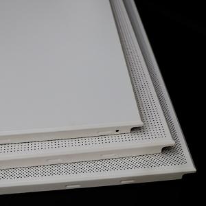 Cheap Decorative Suspended Aluminum Square Ceiling Tiles Waterproof Acoustic for sale