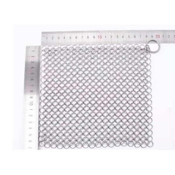 Polishing 316l Chain Scrubber For Cast Iron Pan