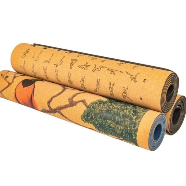 High Density Eco Friendly Yoga Mat Waterproof Natural Cork Yoga Mat