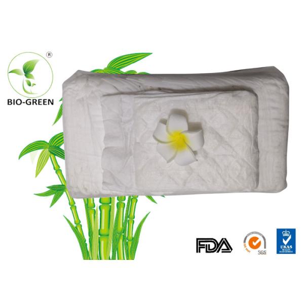 Eco Friendly Bamboo Disposable Nappy Liners , Soft Biodegradable Bamboo Fleece Inserts