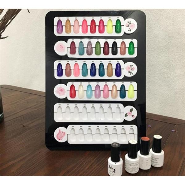 Mosaic Manicure Nails Color Card Display Board Accessory For Acrylic Nail Gel Polish Display Book