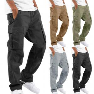 China                  Multi Pocket Cargo Pants for Men Custom Hiking Work Pants              on sale