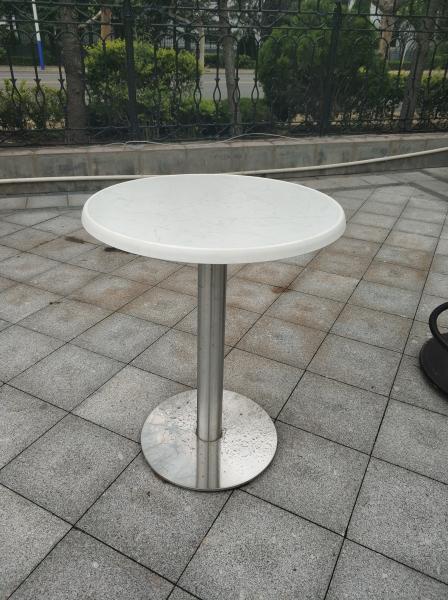 Professional Dining Table legs Pedestal Base / Table Legs With Black Powder Coating