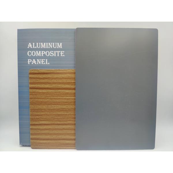 Fire Resistant ACP Board Panels 0.4mm Alloy Stone Grain Texture for Architectural Column Wrapping