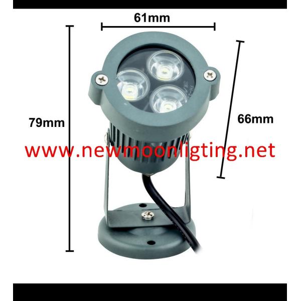 3w Waterproof Lamp for Aquarium Fish Tank,submersible Spotlight Landscape Underwater Light, Garden Fountain, Pond Pool