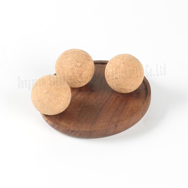 High Durability Cork Ball Stopper for Glass Decanter Wine Bottle and Myofascial Release Massage Roller Ball Non-Toxic