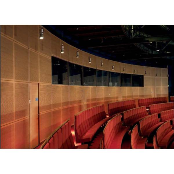 10mm Wood Grain MDF Acoustic Panel For Cinema
