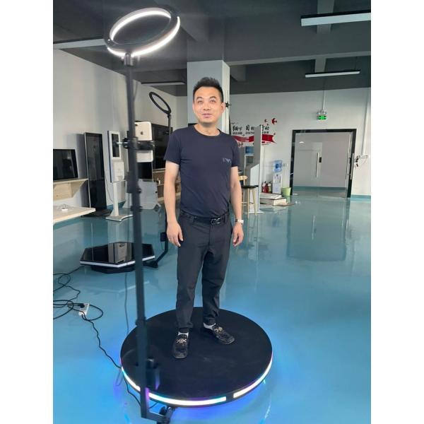 Round Base photo booth 360 Selfie Spinner for Birthday Wedding Party