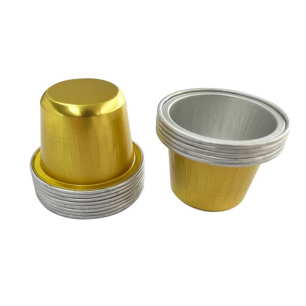 Food Packaging Accessory Empty Aluminium Foil Capsule For Nespresso Coffee