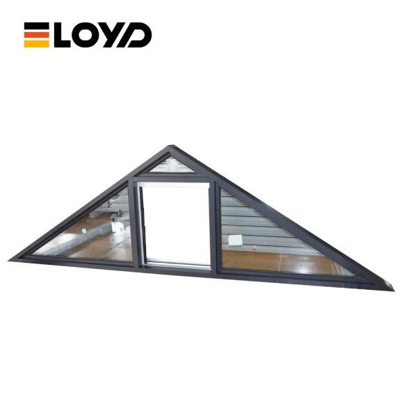 5 Tracks Thermal Break Fixed Aluminium Windows Double Glass Sheerline