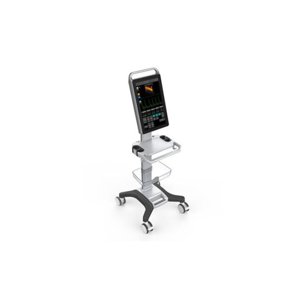 2. 0MHz～10. 0MHz  18.5 Inch Full Touch Screen Trolley Color Doppler Machine With Video Output