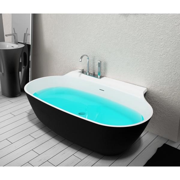 Stable Small Freestanding Soaking Tub Stand Alone Bathtubs 215KG