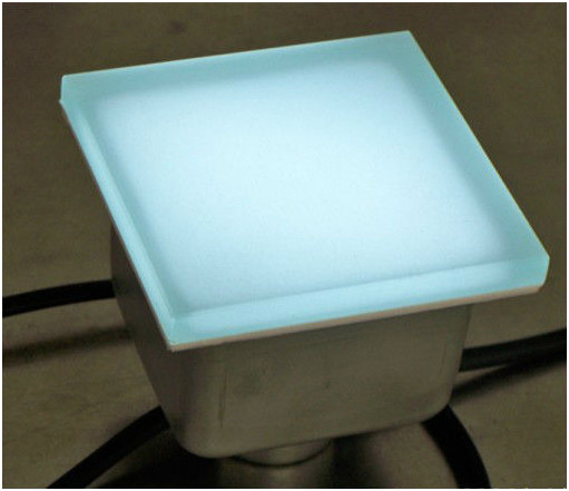 Outdoor IP67 LED brick stainless steel body color changing led paving stone lights