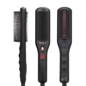 Cheap Ceramic Fast Hair Straightener Brush Hair Styling Hot Comb Anti Scald for sale