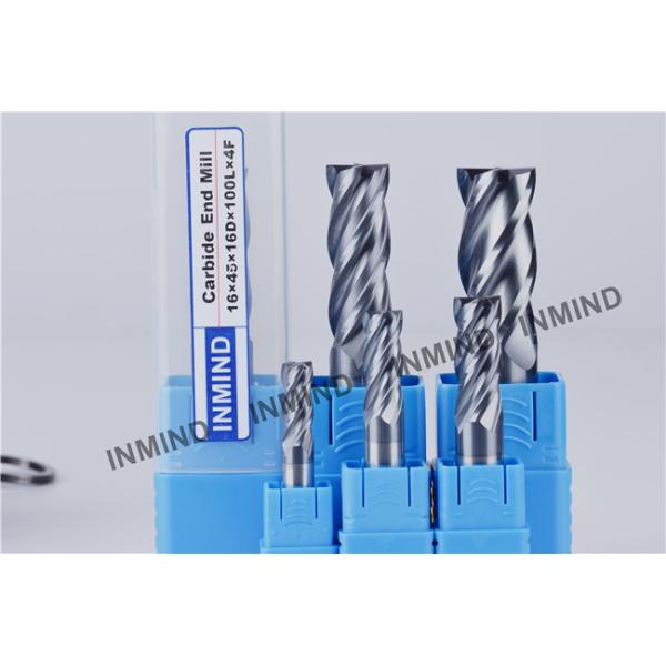 16*100L*4F , Dia 16mm , TiAlN Coating , AOL 100mm carbide end mill bits 4 Flute , Metal Cutting tools