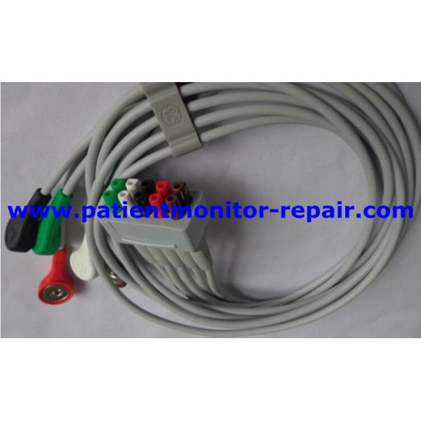 Original Separable Medical Equipment Accessories Adult 5 Lead Button Line 74CM/29 INCH