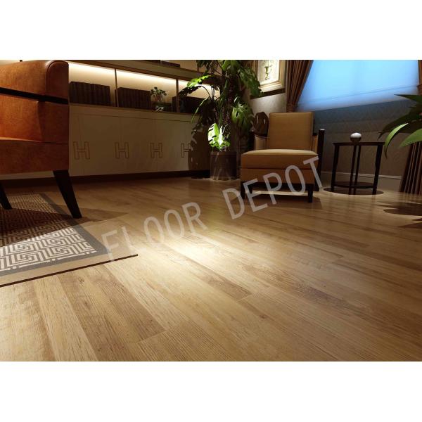 Click System Laminate Wood Flooring E1 Waxed Birch Color Crystal 8mm Indoor