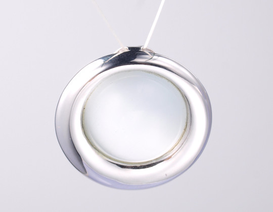 Elegant Round Diamond 18K Gold Necklace Classic Style 1.00 Carat 18 with 2mm