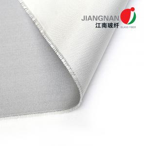 Cheap 0.5mm Duty Silver Gray PU Coated Fiberglass Cloth For Expansion Joint for sale