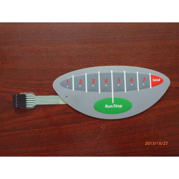 Multi-Keys Flexible Tactile Membrane Switch , Thin-Film Switch Waterproof Membrane