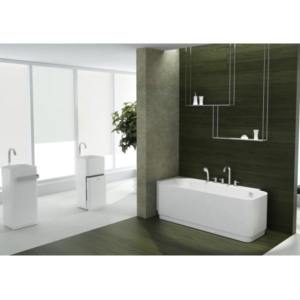 Customized Design Freestanding Soaking Bathtub White Blue Grey Optional
