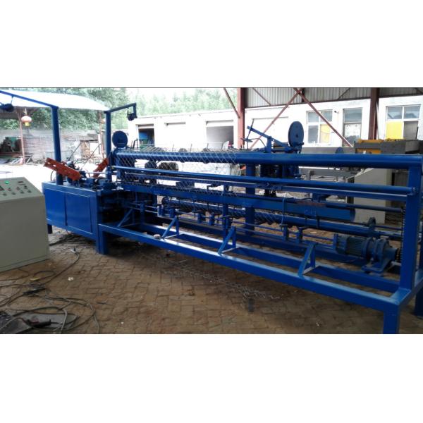 Easy Operate Chain Link Fence Machine / Wire Mesh Weaving Machine For Highway
