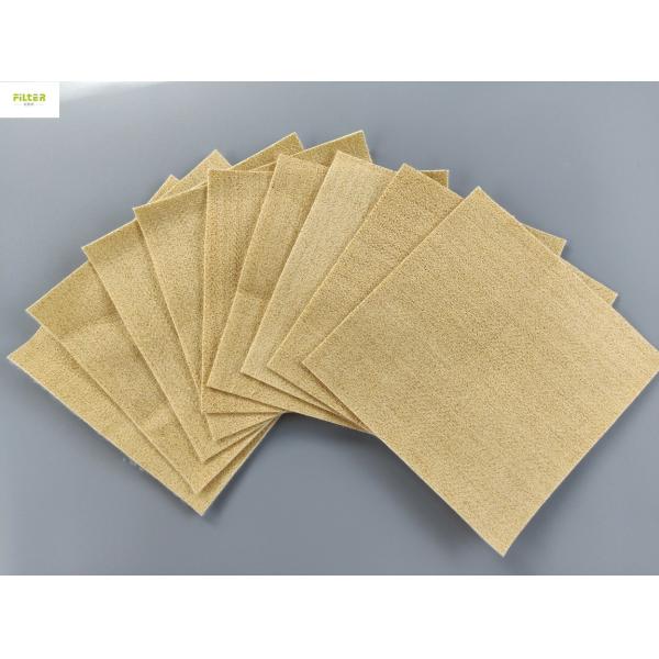 Aramid Nomex Needle Punched Felt Nonwoven Filter Media Acid / Alkali Resistance