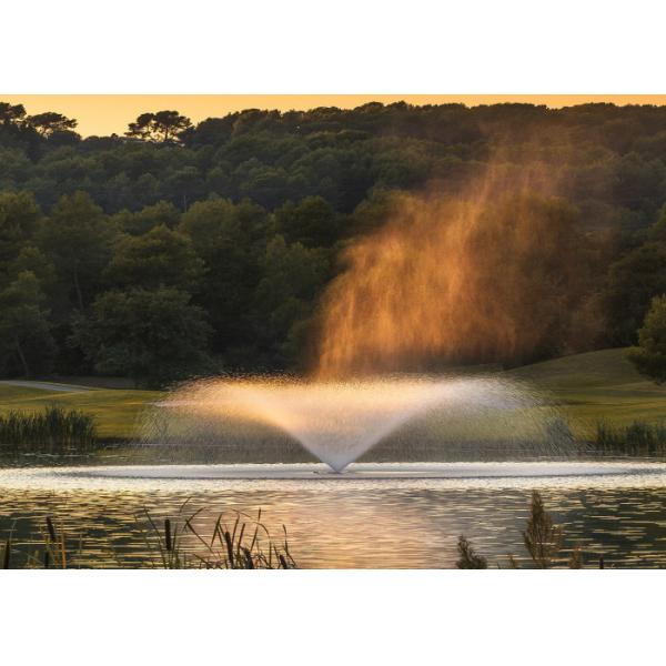 Outdoor Garden V Shape Small Musical Fountain Colorful 12 Month Free Warranty