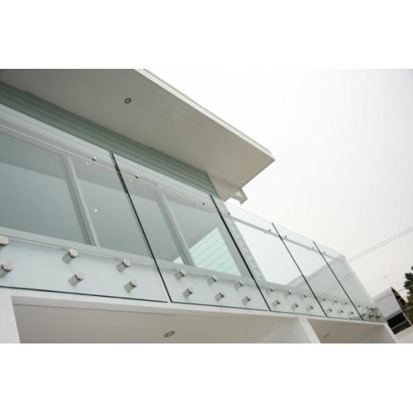 Infinity Glass Railing 12mm , Decking Glass Panel Railings BS6206
