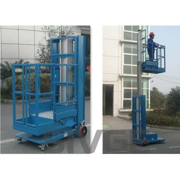 2.8m Mast Type Hydraulic Self Propelled Elevating Work Platforms For Cargo