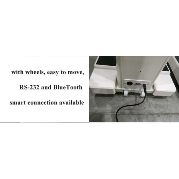 160kg Height And Weight Measuring Scale , Digital Clinical Weight Scales With Height Rod