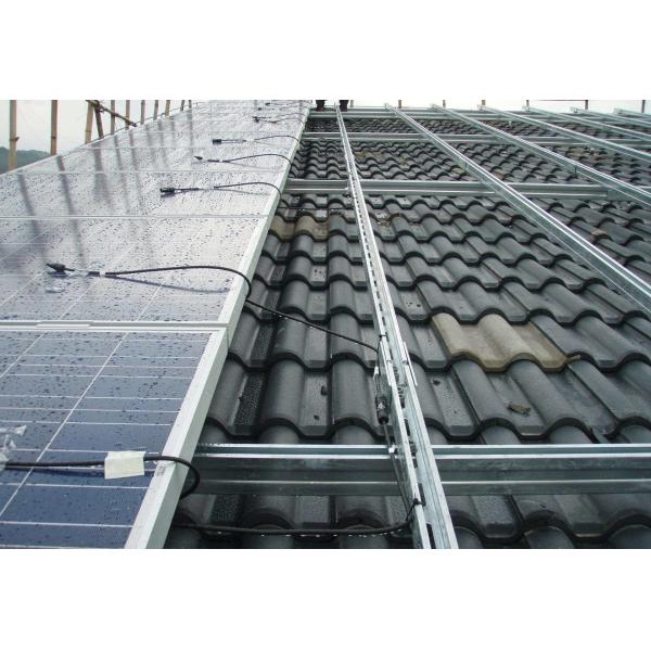 Pitched Roof Solar Panel Roof Mounting Systems Good Apperance