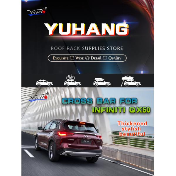 Durable B071 Car Rack Cross Bars FOR INFINITI QX50 / 70 / 80 Easy Installation
