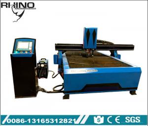 China 100A Drill Head CNC Plasma Cutting Table , Pipe CNC Plasma Cutter With Rotary Attachment on sale