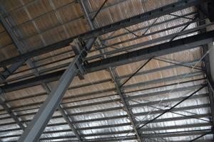 China LANGE Anti Seismic Prefabricated Steel Roof Trusses For Building on sale