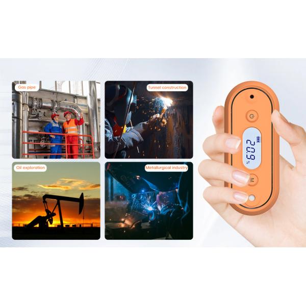 High Precision Portable Oxygen Gas Detector | 9V Battery, LCD Display & Data Logger with Sound-Light Alarm for Outdoor Activities