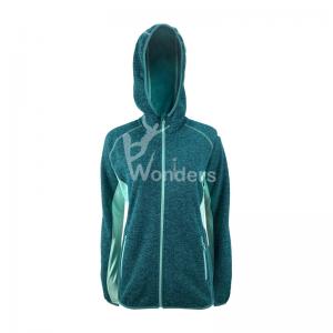 Cheap Ladies Fashion Windproof Softshell Jackets Hybrid Sweatshirt Jacket 100% Polyester for sale