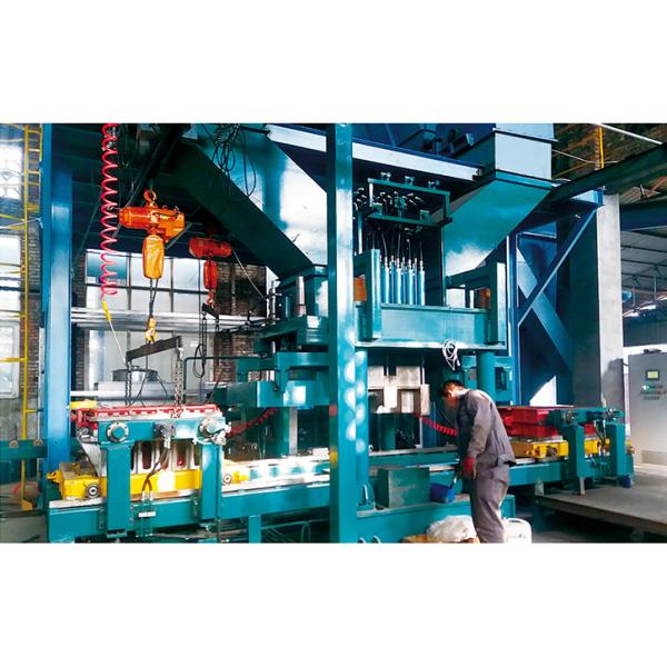 Flaskless Jolt Squeeze Moulding Machine Simens Control Sand Moulding Equipment