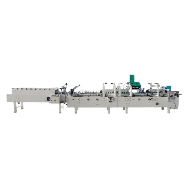 Automatic Box Making Folder Gluer Pasting Machine for Aluminum Foil Roll Box