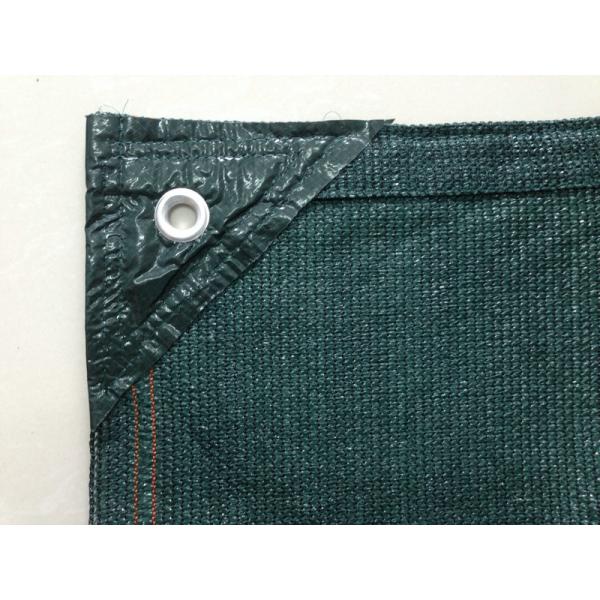 HDPE Anti Uv Privacy Fence Netting , Dark Green Reinforced Brise Vue