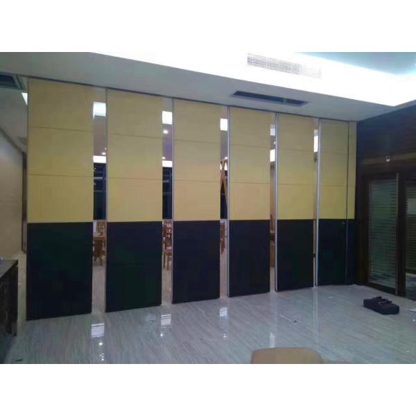 Melamine Surface Operable Sliding Partition Walls For Gym OEM Service